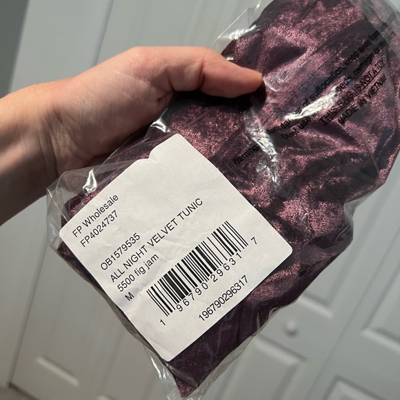 NWT Free People Women's Purple Tank - Picture 6 of 8